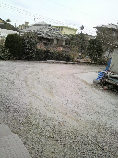 新燃岳の降灰 1