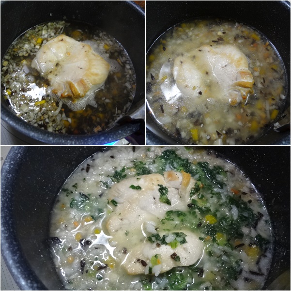 グリルチキン丸ごとおじや