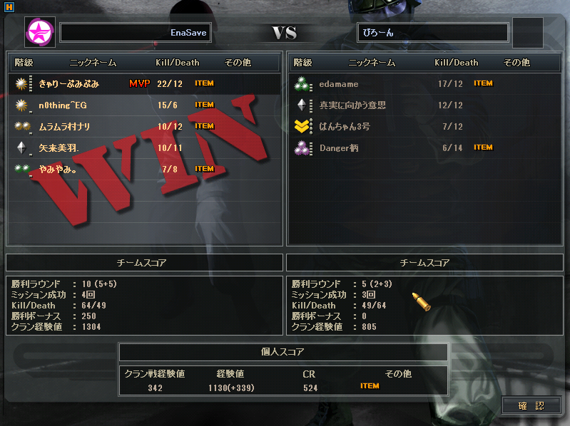 cw 成績 リア友3