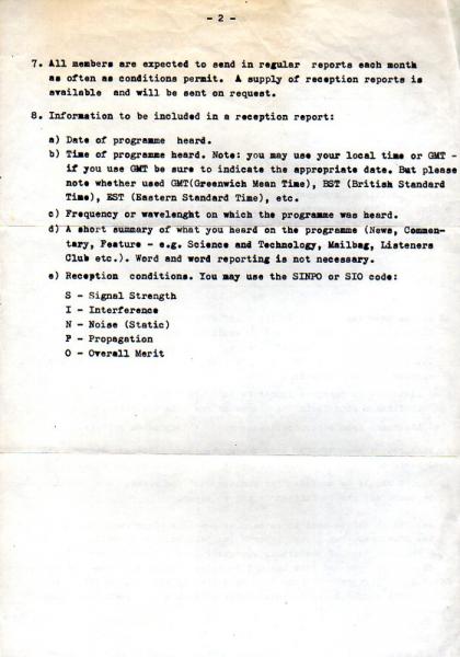 RADIO PRAGUE MONITOR CLUB PRAGUE CZECHOSLOVAKIA