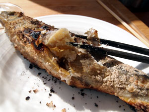 鮎の塩焼き