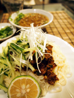 肉味噌うどん