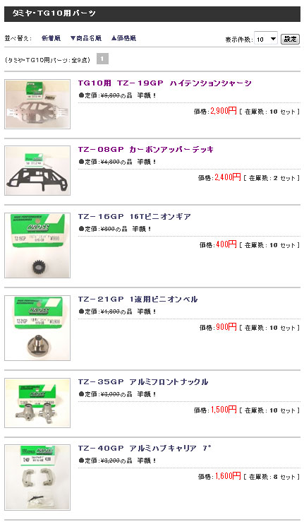 田宮TG10用
