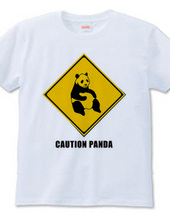 パンダ注意Tシャツ