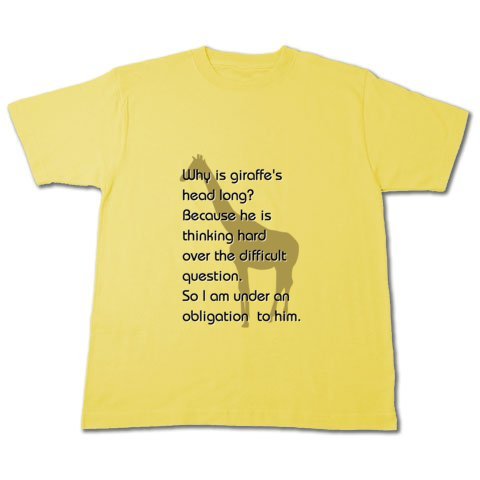 giraffeTシャツ(Tシャツトリニティ)