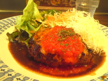 日替わり定食チーズハンバーグ