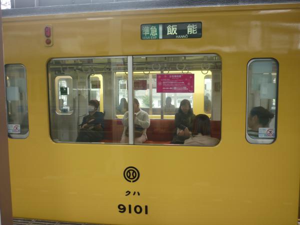 西武9101F 準急飯能行き 側面写真 2013-03-20