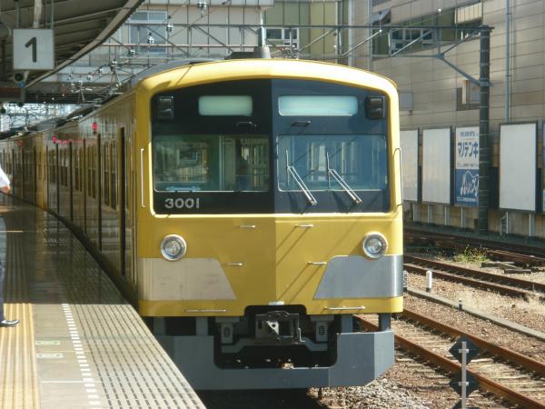 2013-09-28 西武3001F 方向幕回転中