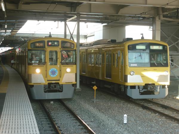 2013-11-16 西武9108F 急行飯能行き 3001F 回送