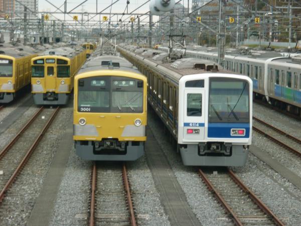 西武3001F 6114F 2012-12-02