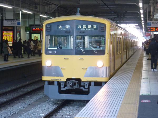 2013-12-14 西武3013F 各停西武新宿行き1
