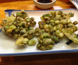 だだちゃ豆の天ぷら_うなぎ若林