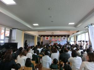 入園式の雰囲気