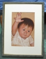 生徒さんの孫いとこ額装