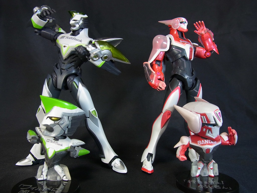 二人でキメポーズ