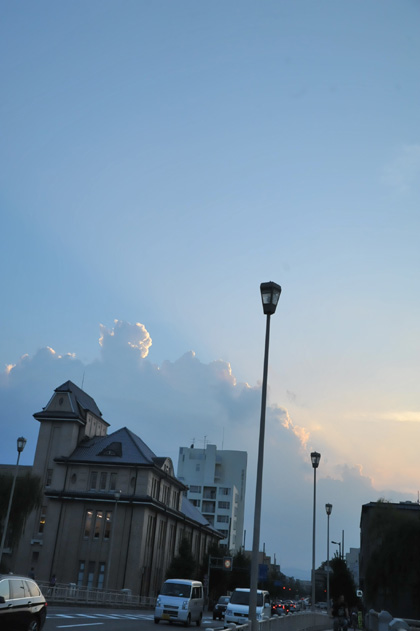 黄昏の空