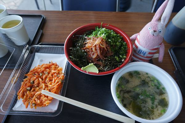 かきあげ&沖漬け丼セット?