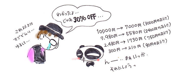 30%OFFに