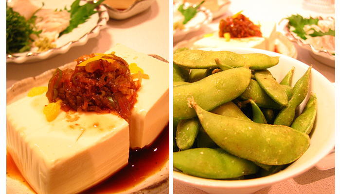 温奴と枝豆