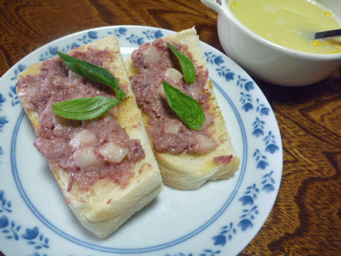 コンビーフとジャガイモのト