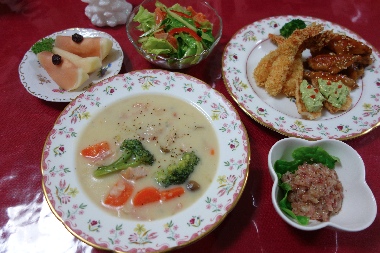 夕飯131222