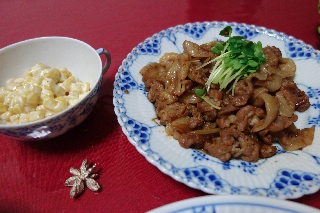 焼き肉&コーンマヨ