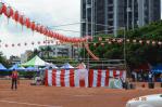 日本人学校夏祭り櫓