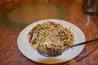 寧福樓の豆干牛肉絲130213