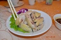 怡園渡假村2泊目夕食の蒸し鶏