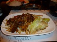 牛肉鉄板焼き130212