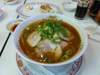 餃子の王将の味噌チャーシュー麺130222