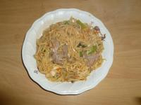 猪肝炒麺130417