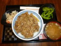 台湾吉野家の牛丼セット130506