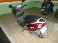 バイクで子供お迎え130508