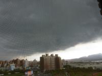 低い雷雲130707