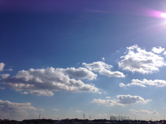 冬至の空