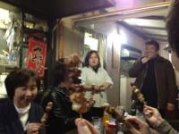 焼き鳥で乾杯
