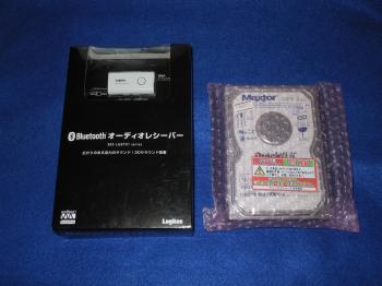 Bluetoothレシーバ&HDD