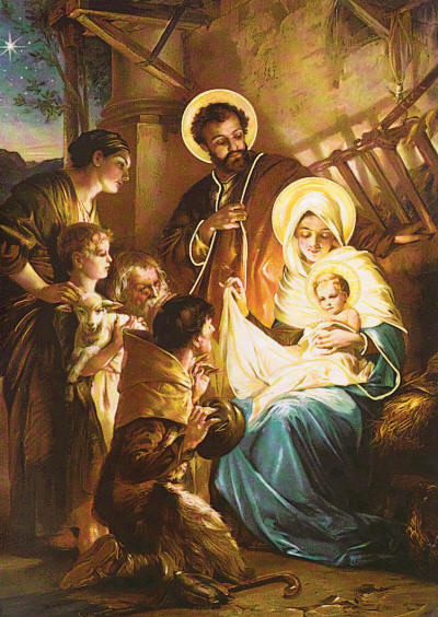 クリスマス(聖家族と羊飼い)image