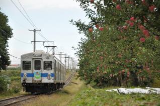 2011年10月6日 弘南鉄道大鰐線 津軽大沢~義塾高校前 7033-7034