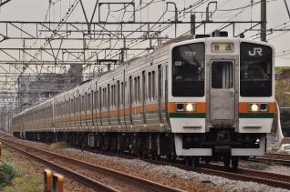 2011年10月18日 JR東日本東海道本線 辻堂~藤沢 211系N60以下15両