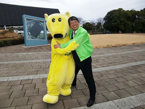 ウオンバット君との2ショット
