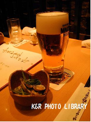 5月18日ビールとお通し