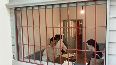 網走刑務所博物館面会室