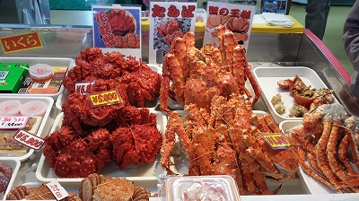 北海道のでかいカニ