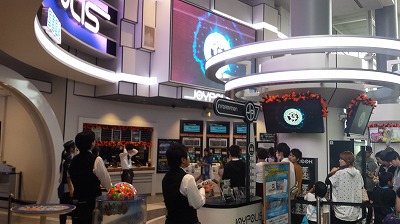 ジョイポリスナイトパスポート発売直前のチケット売り場