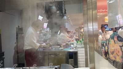 ポテりこ調理中