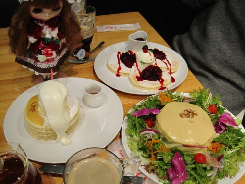 3種類のパンケーキ