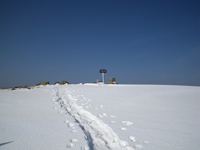 入笠山頂上
