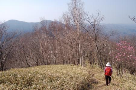 11夕日岳への尾根